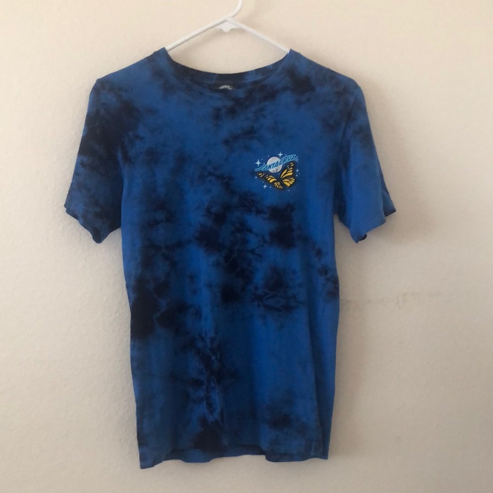 gently used dark blue santa cruz tee